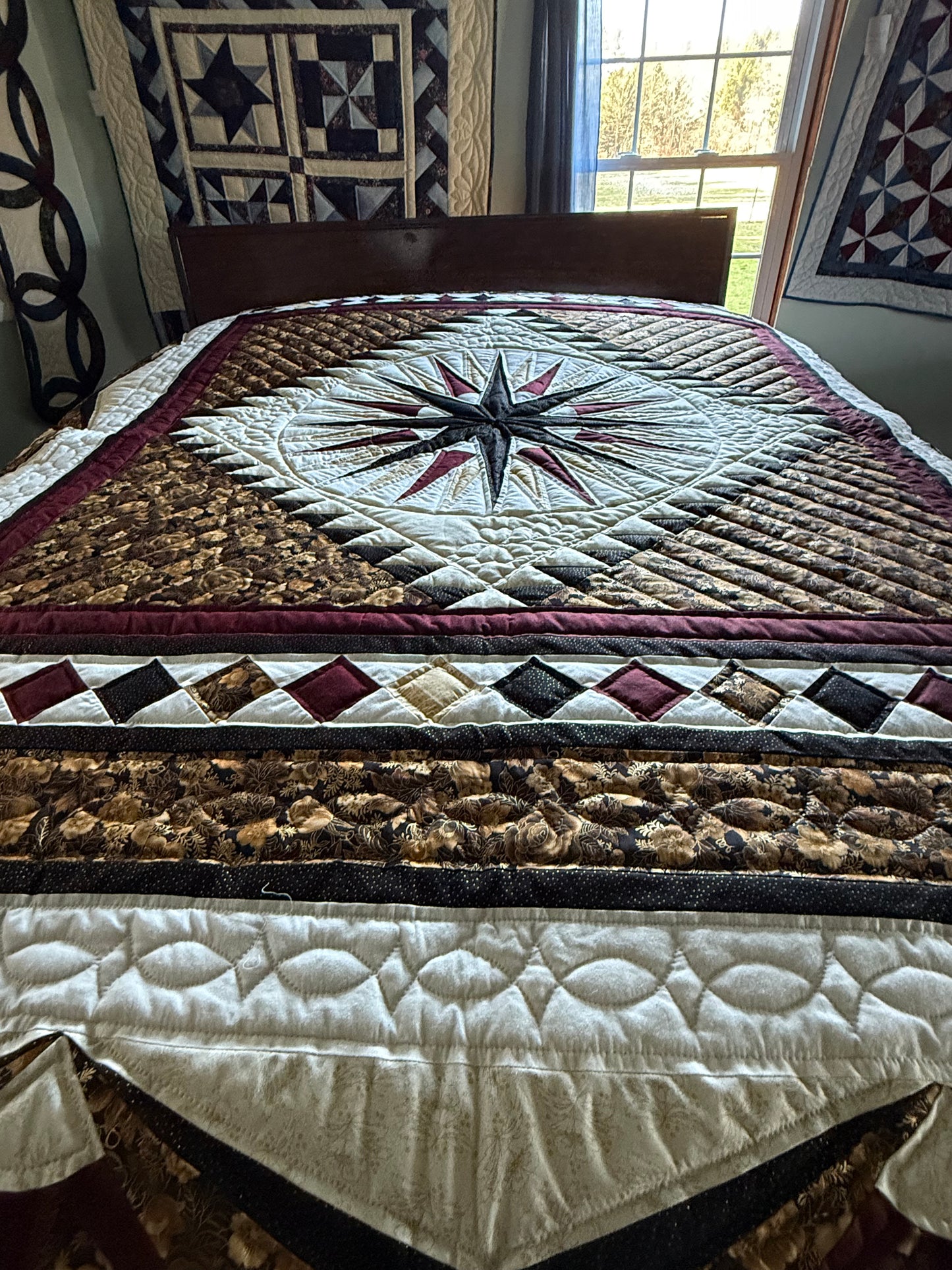 Amish Quilt (Mariner’s Compass)