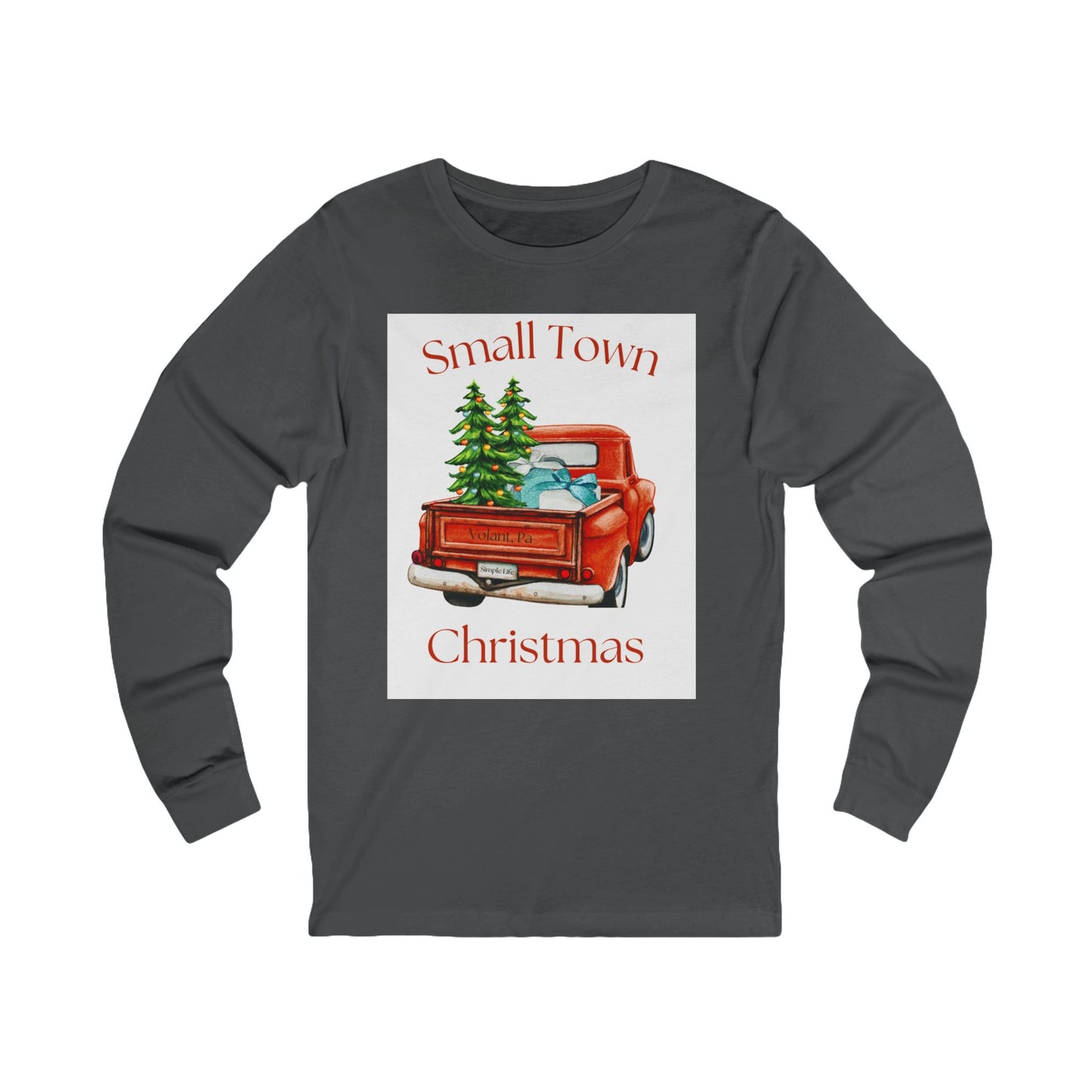 Small Town Christmas Volant PA Long Sleeve Tee