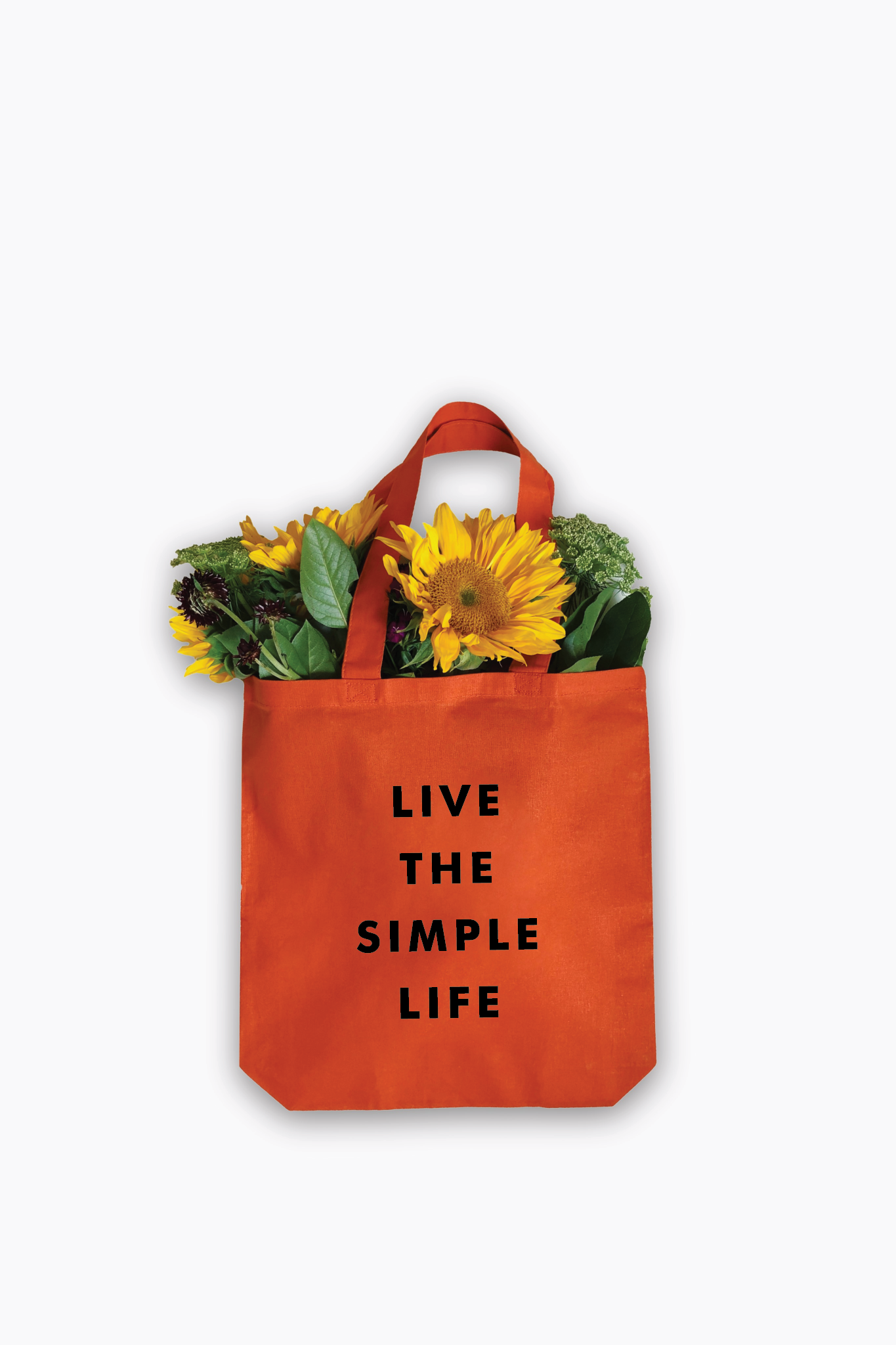 Live the Simple Life Eco Friendly Canvas Tote Bag | Gift | Reusable Bag