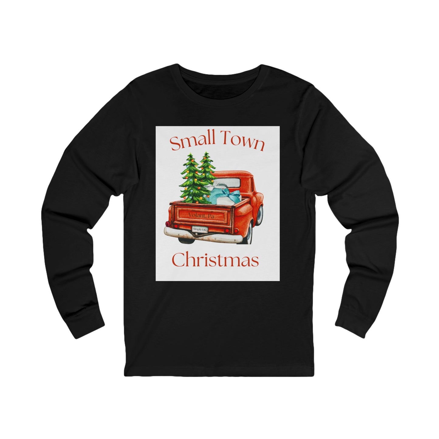 Small Town Christmas Volant PA Long Sleeve Tee