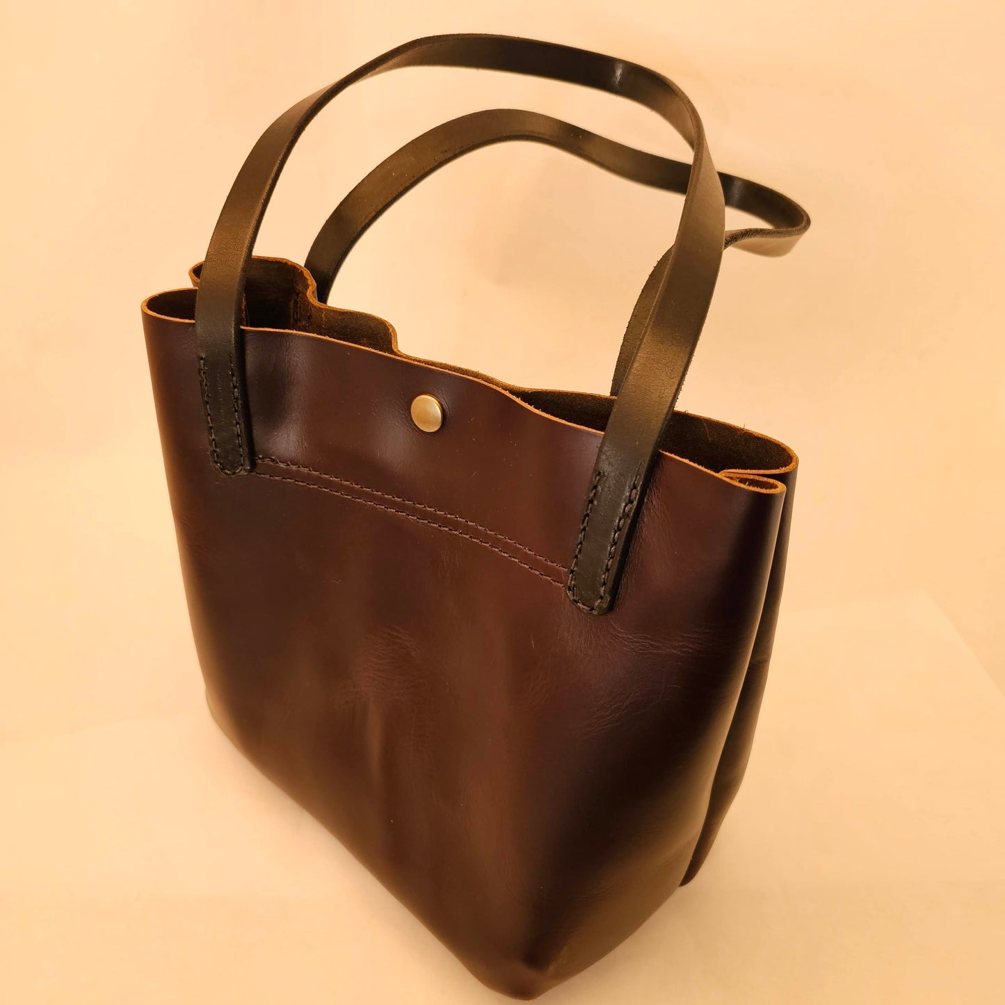 Leather Tote/Purse -  Handmade CUSTOM Leather Tote/Purse by local Amish Artisans (MADE TO ORDER!)  Size MEDIUM