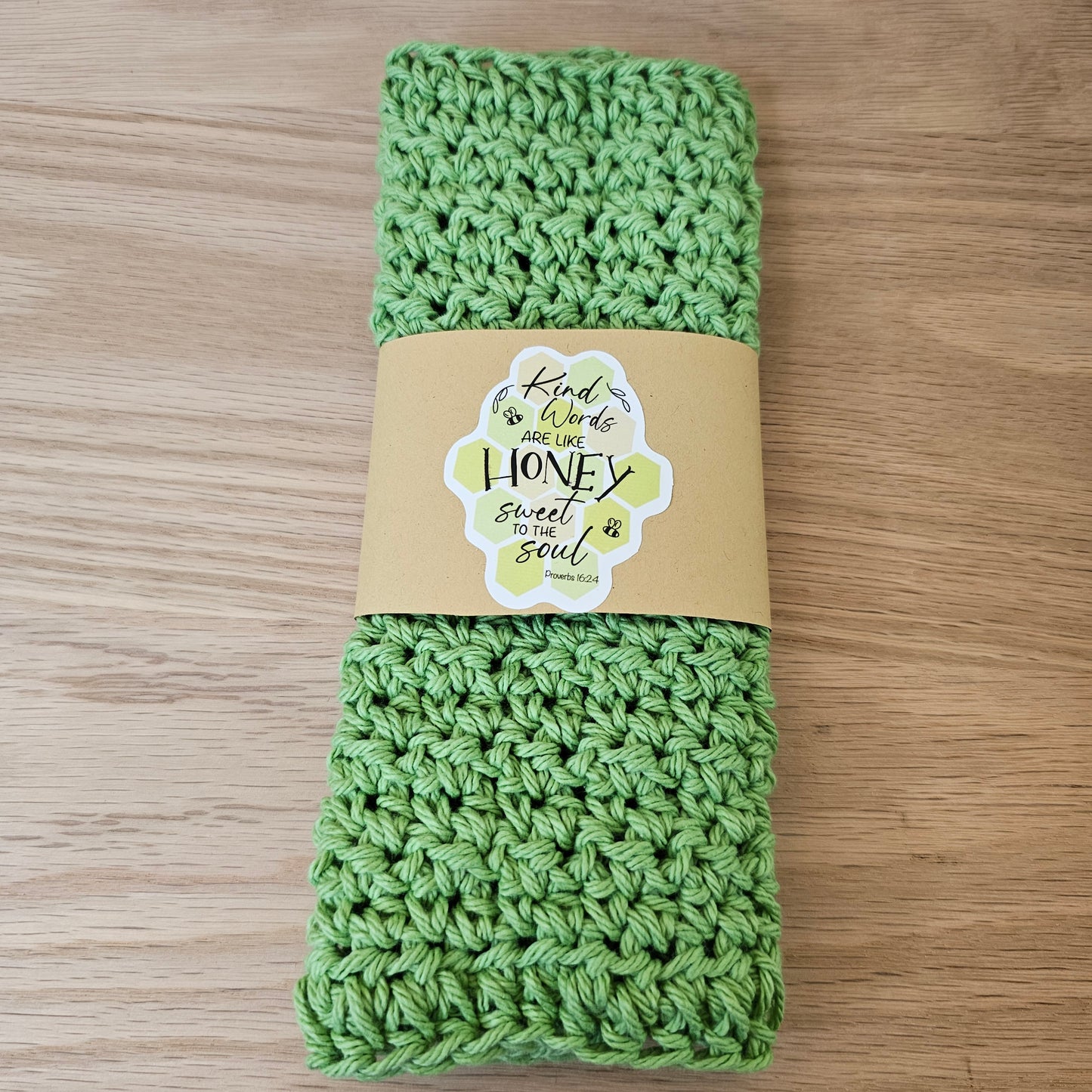 Hand-Crocheted Cotton Washcloths (set of 10)