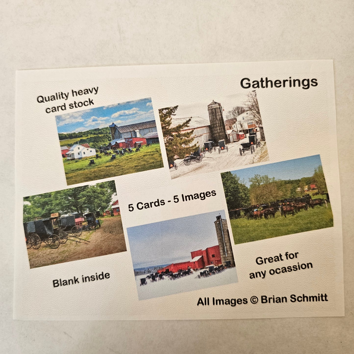 Notecards (Amish photograpy)