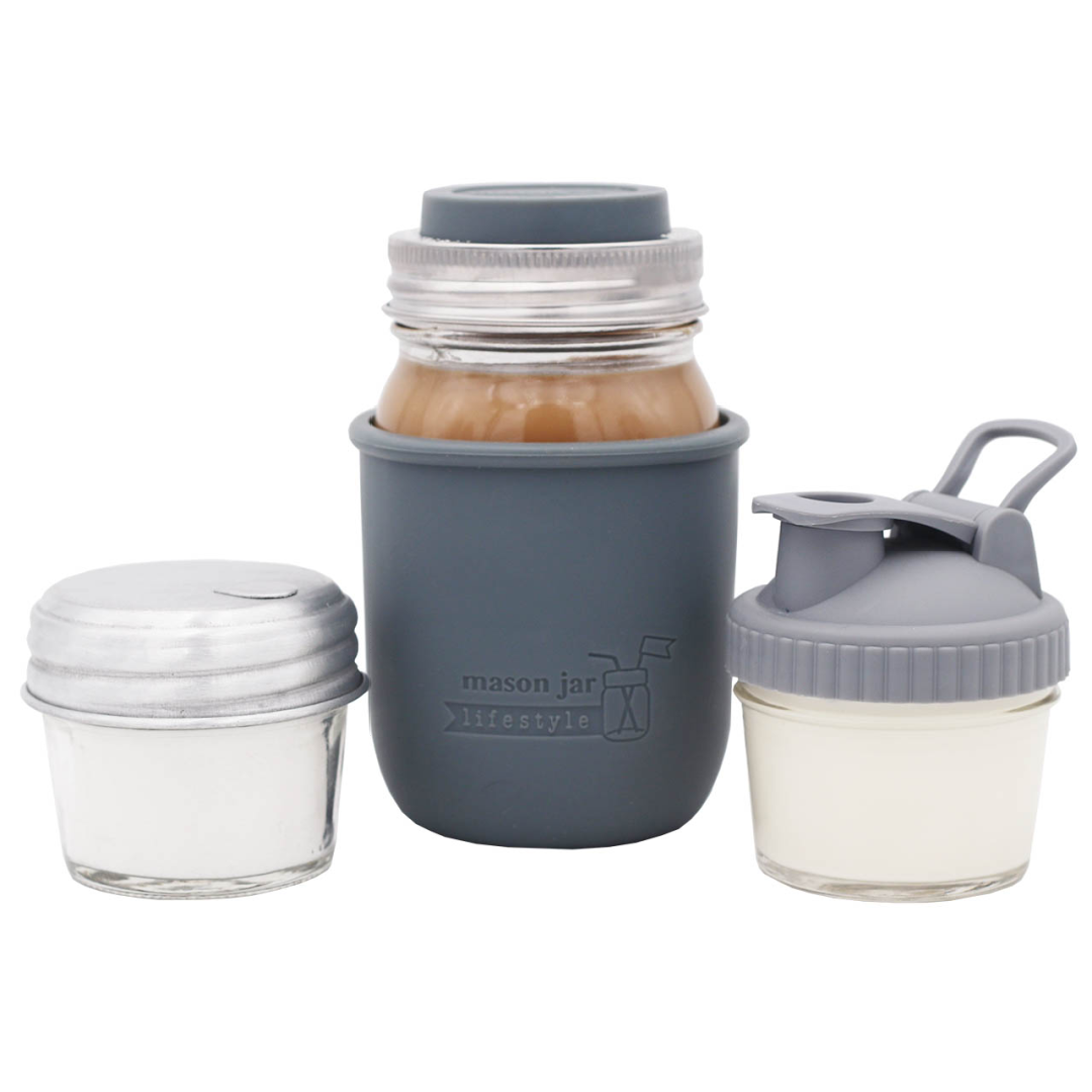 Pour & Store Shaker Lid with Carry Loop for Mason Jars