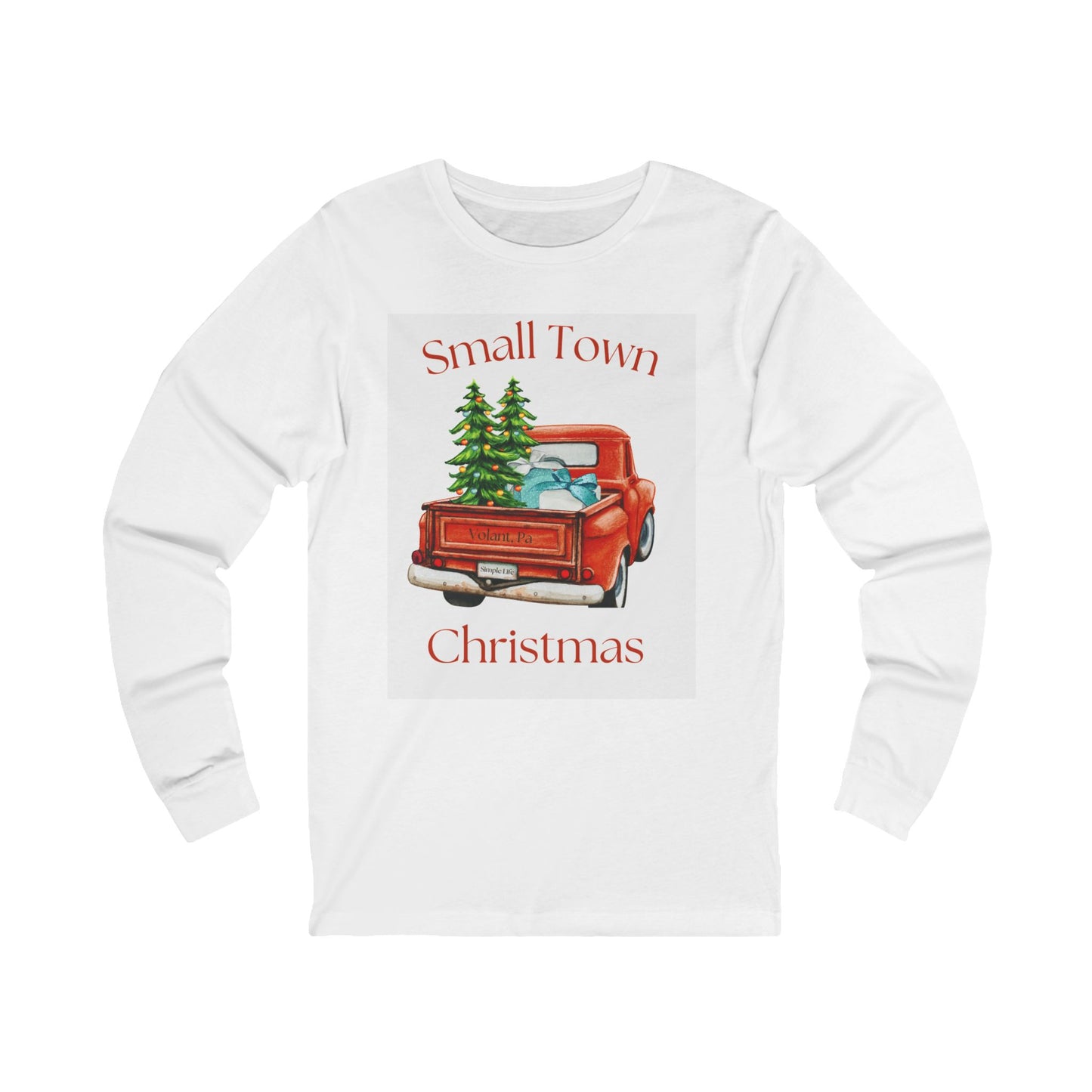 Small Town Christmas Volant PA Long Sleeve Tee