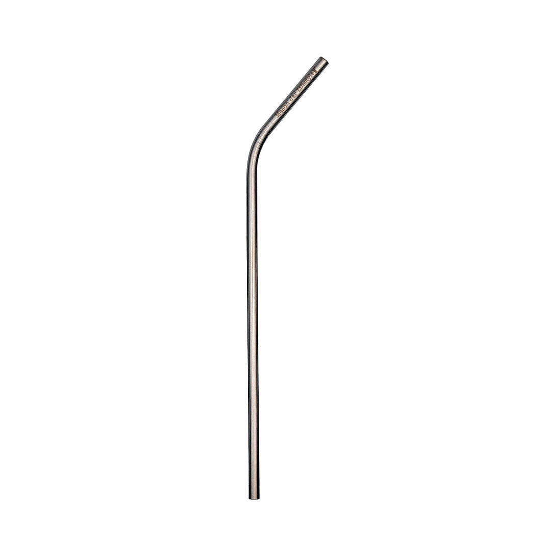 Long Thin Bent Stainless Steel Straw for Quart Mason Jars