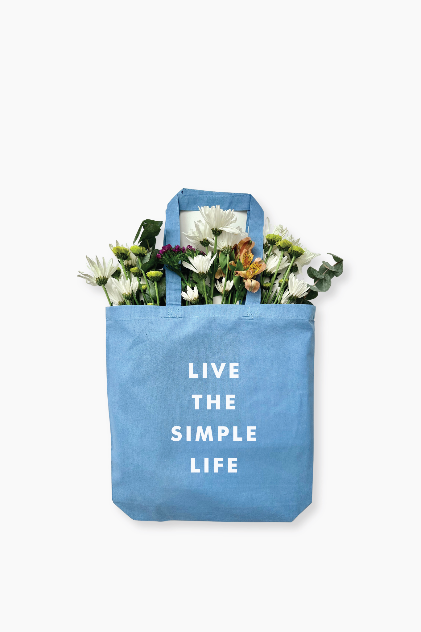 Live the Simple Life Eco Friendly Canvas Tote Bag | Gift | Reusable Bag