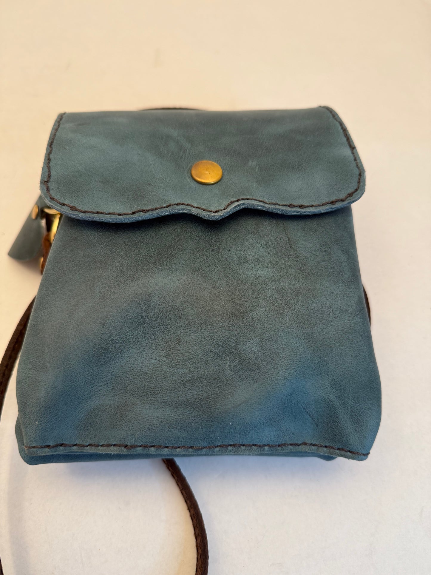 Leather  Cross Body Purse -  Handmade CUSTOM Leather Purse by local Amish Artisans (MADE TO ORDER!)