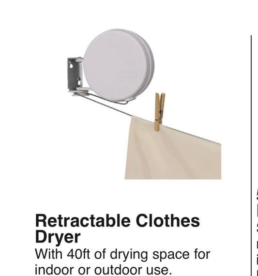 Retractable Laundry Clothes Dryer