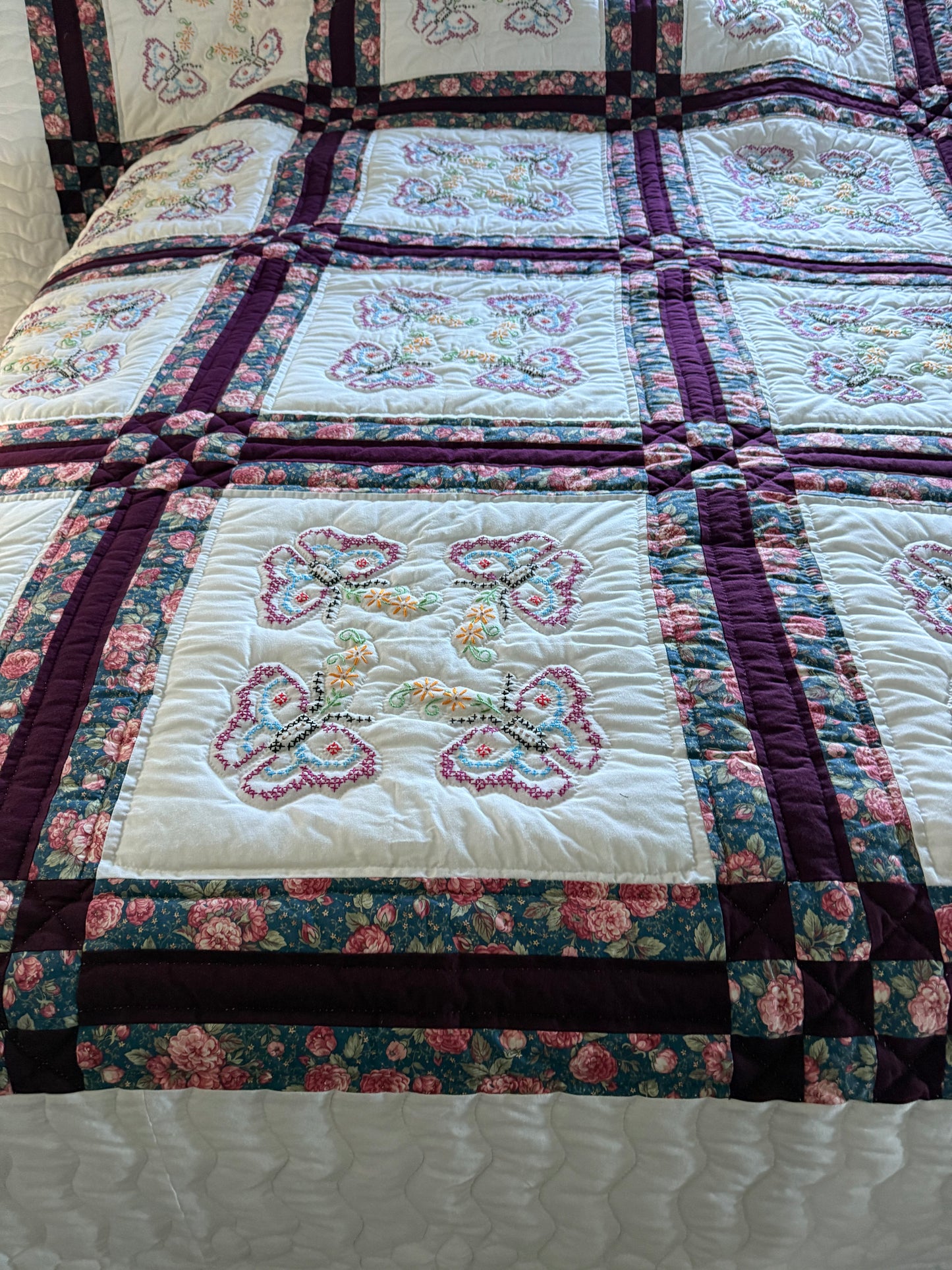 Amish Quilt (Cross Stitch w/ butterflies)