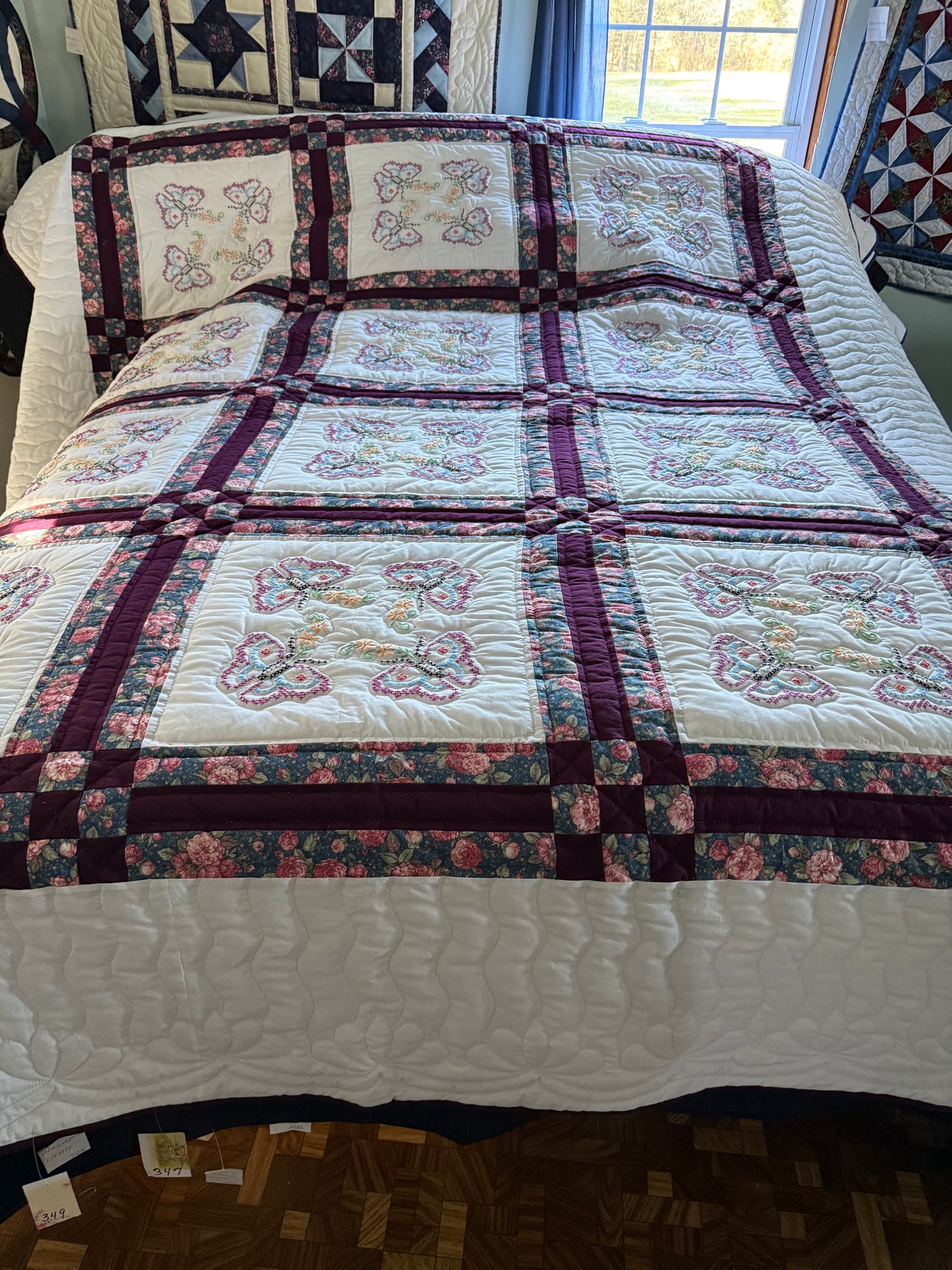 Amish Quilt (Cross Stitch w/ butterflies)