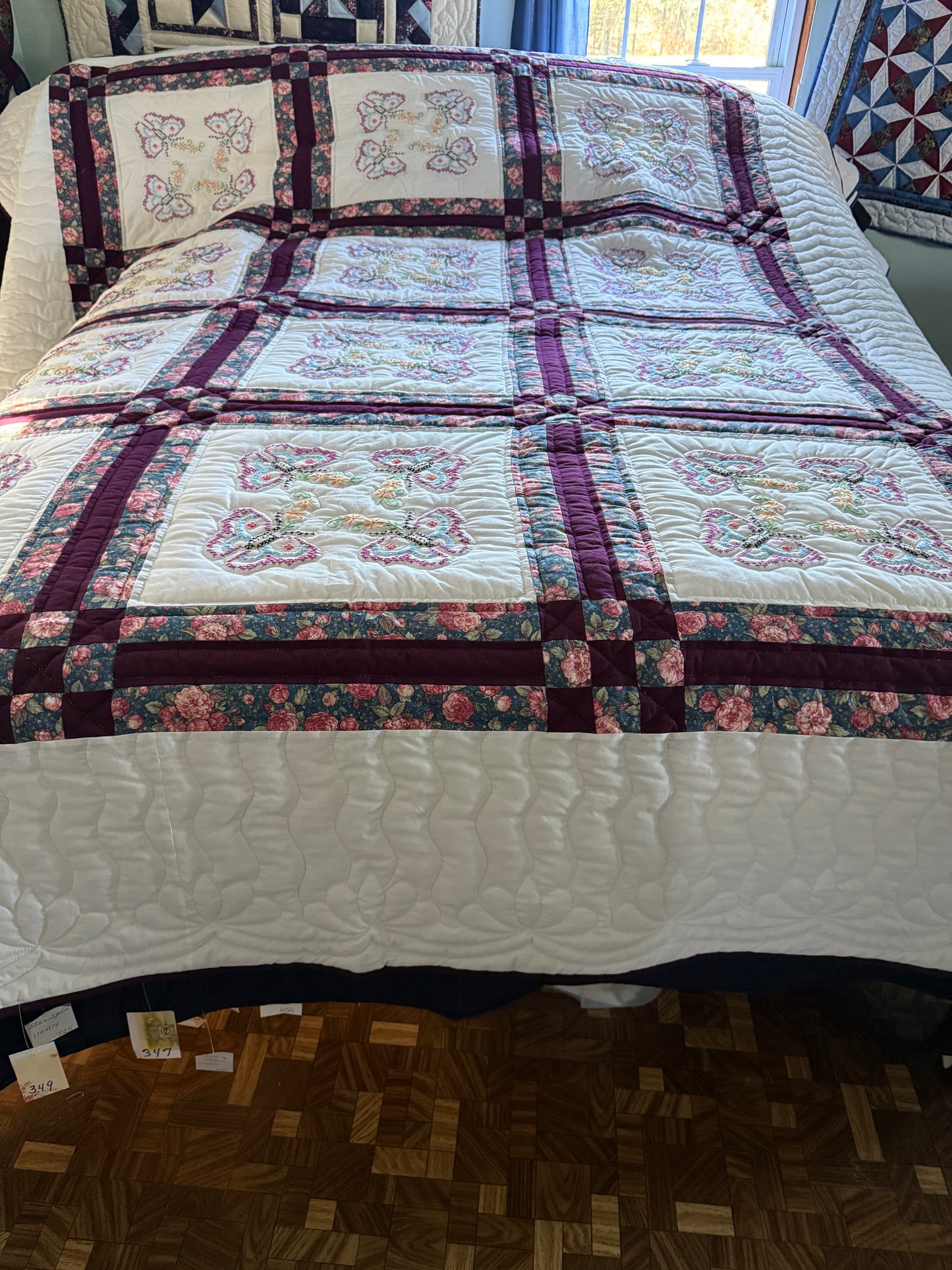 Amish Quilt (Cross Stitch w/ butterflies)