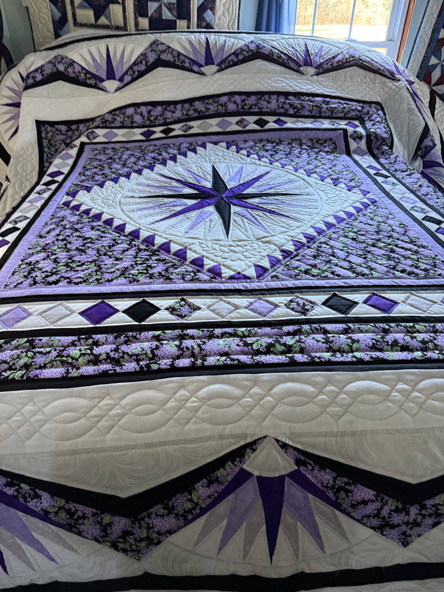 Amish Quilt (Mariner’s Compass)