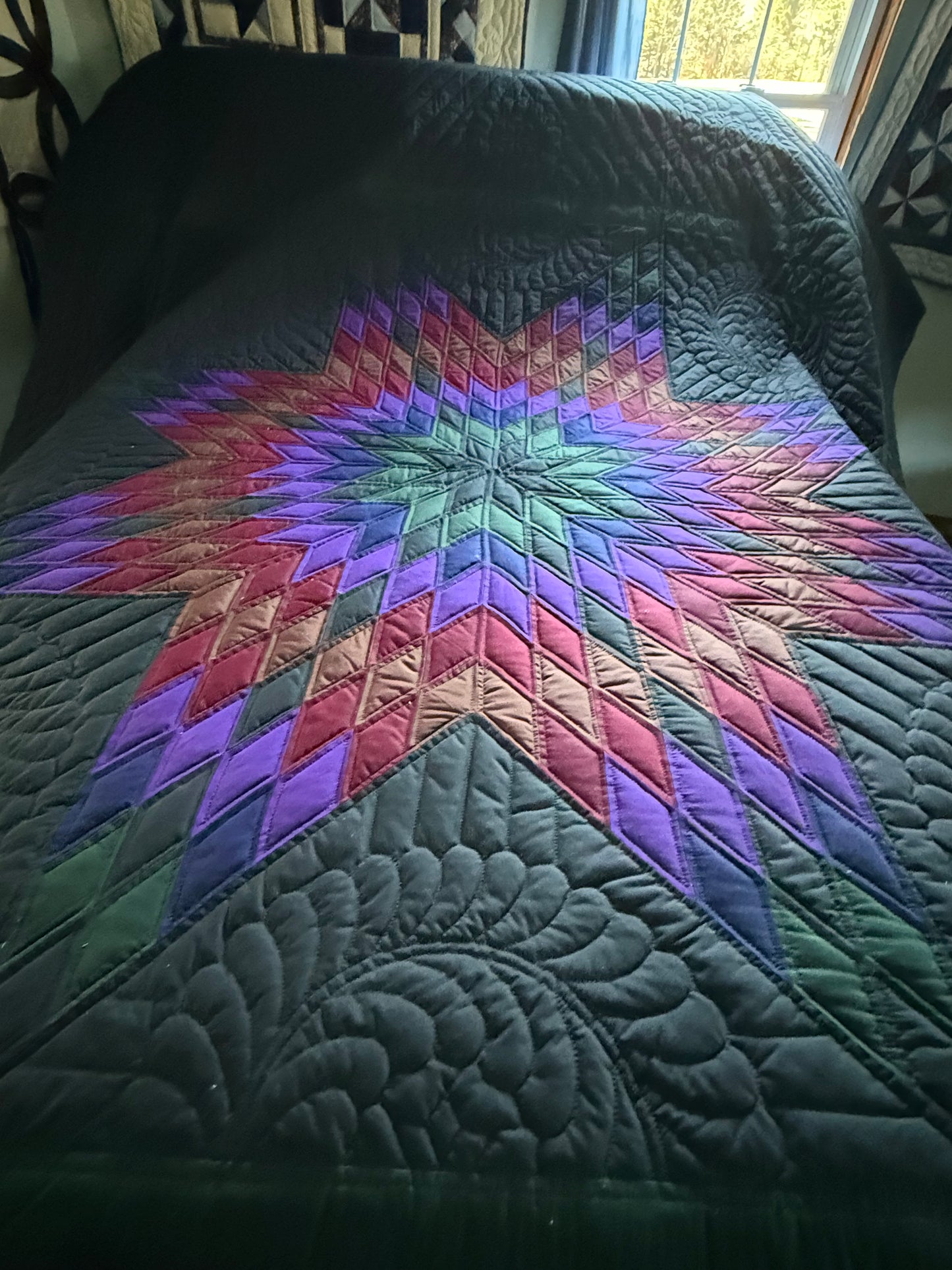 Amish Quilt (Dark Lone Star)