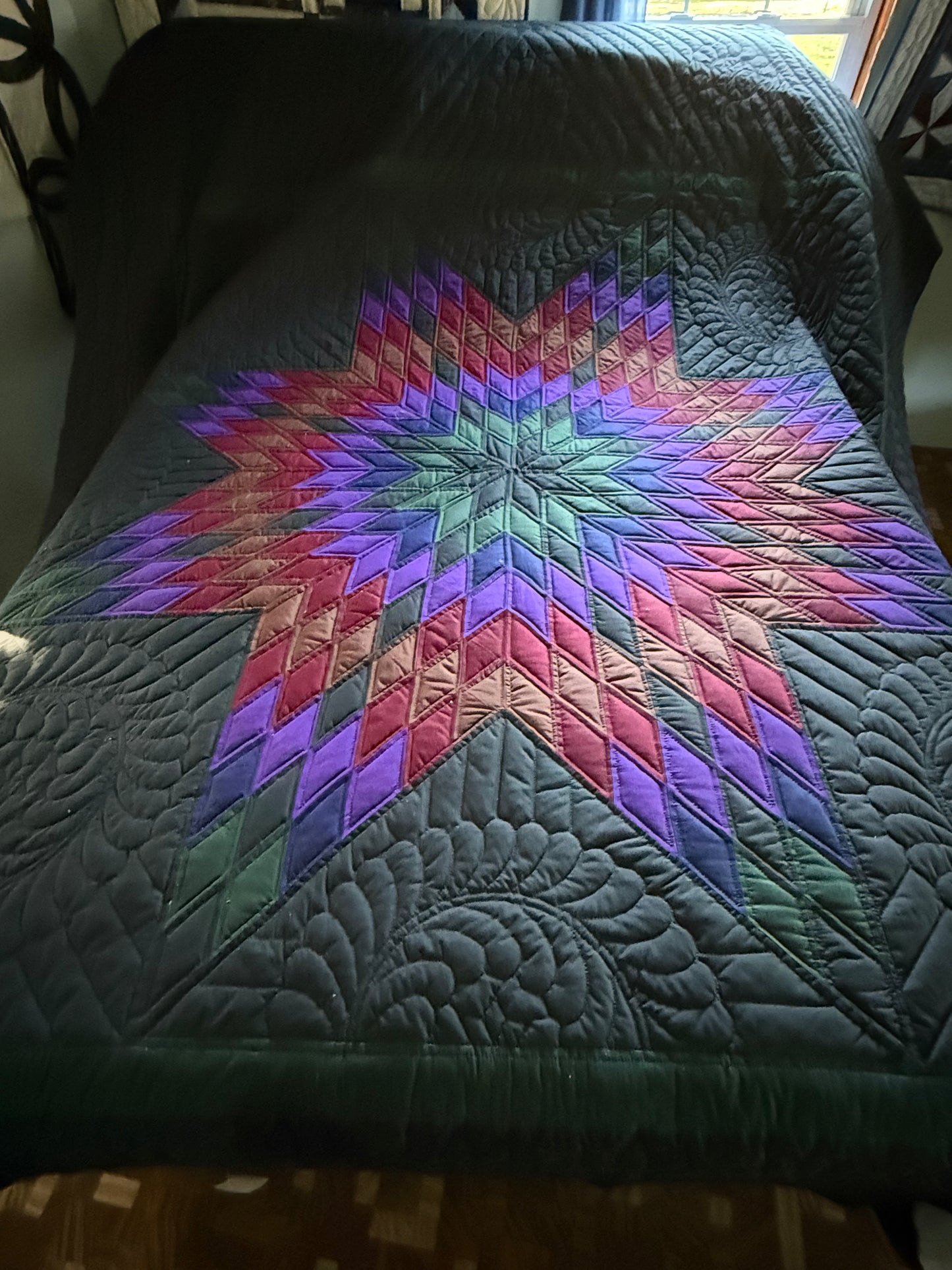 Amish Quilt (Dark Lone Star)