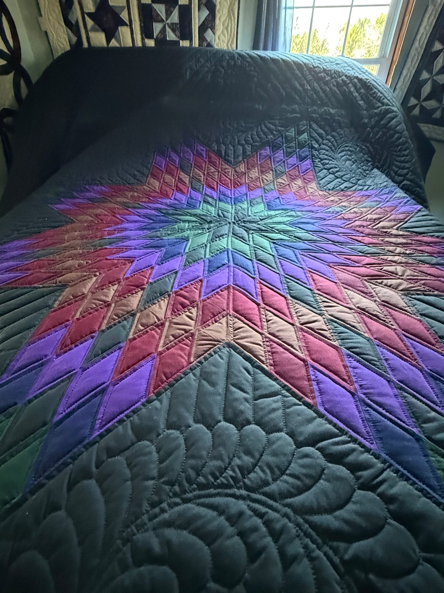 Amish Quilt (Dark Lone Star)