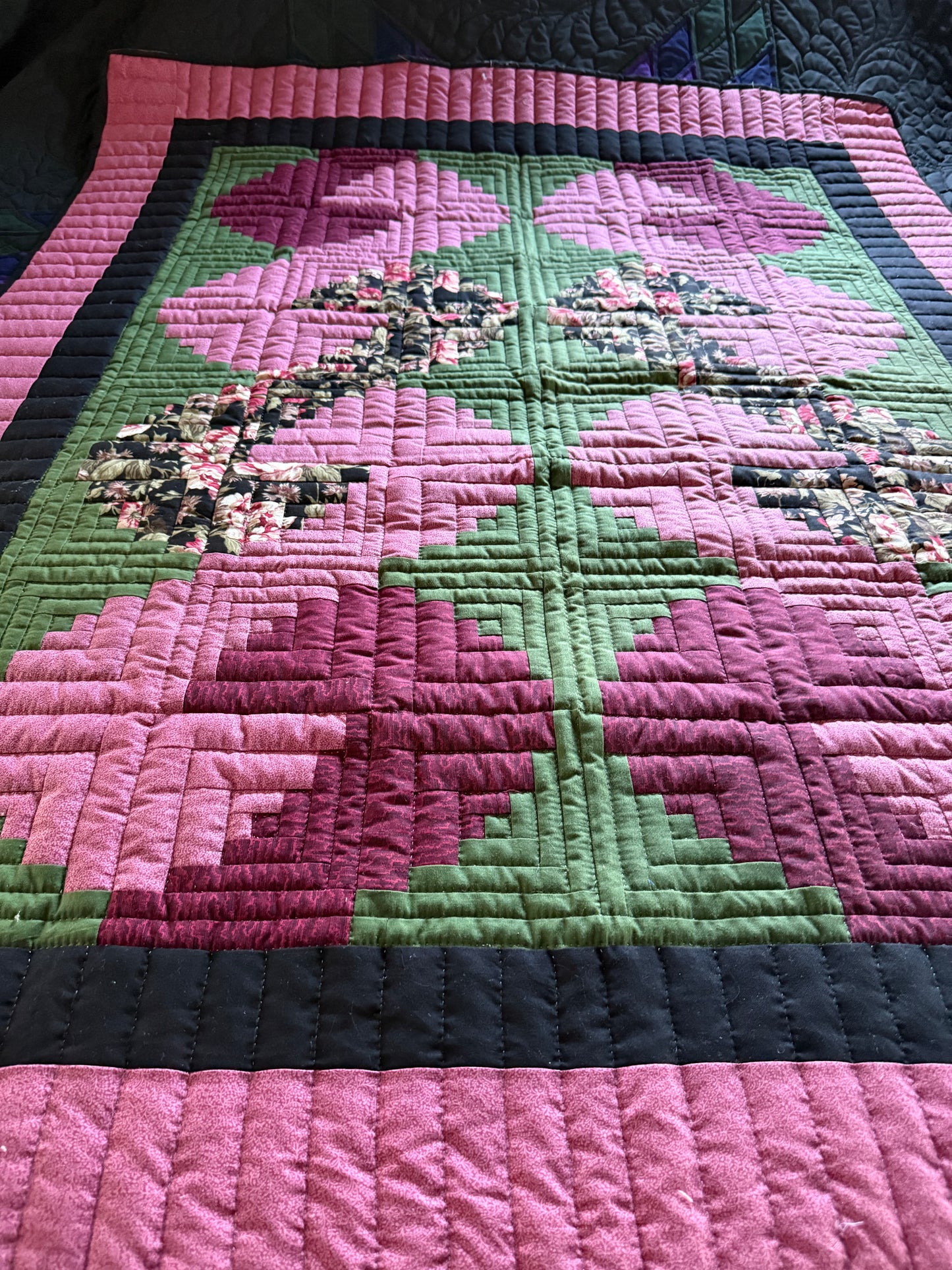 Amish made Lap quilt (shoe fly)