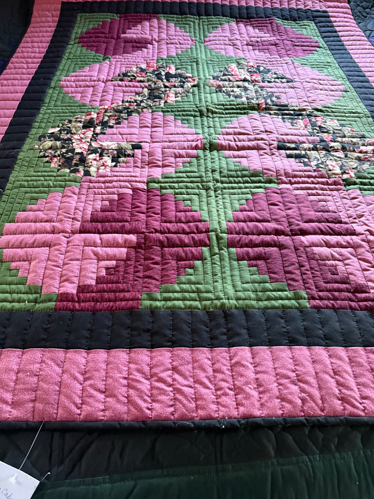 Amish made Lap quilt (shoe fly)