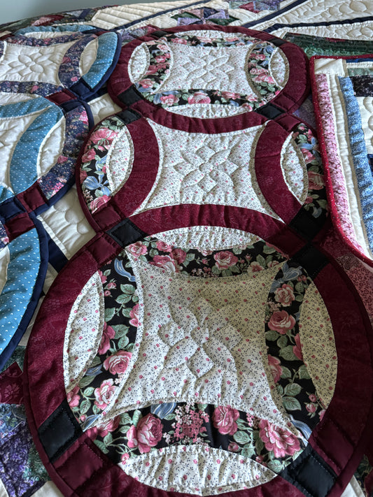 (Amish  quilted table runner