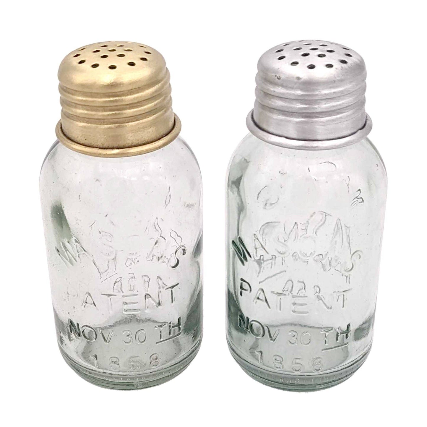 Mini Mason Jar Salt & Pepper Shakers (set of two for $18.95)