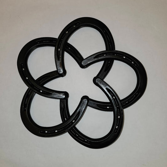 Amish Made horseshoe trivet.